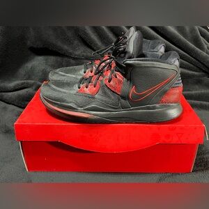 Nike Kyrie Irving Infinity Men's Black and Red Athletic Shoes